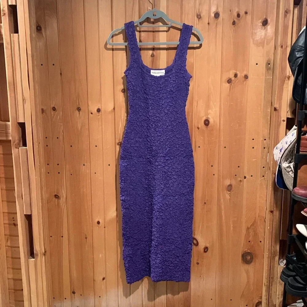New NWT MARA HOFFMAN Sloan popcorn dress